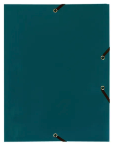 Chemise A Elastique 3 Rabats PP 24X32 Vert Exacompta 55903